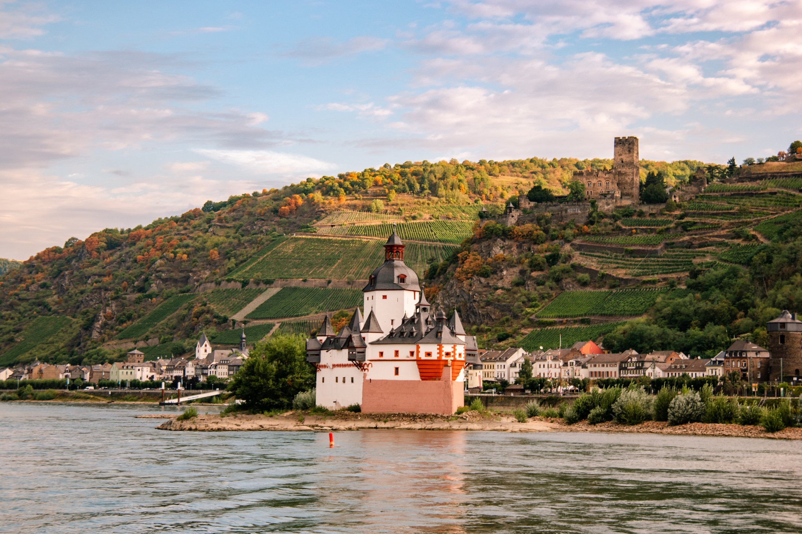 The River Rhjine near Kaub Germany